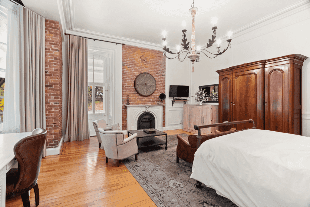 Chambre de luxe au Manoir Maplewood