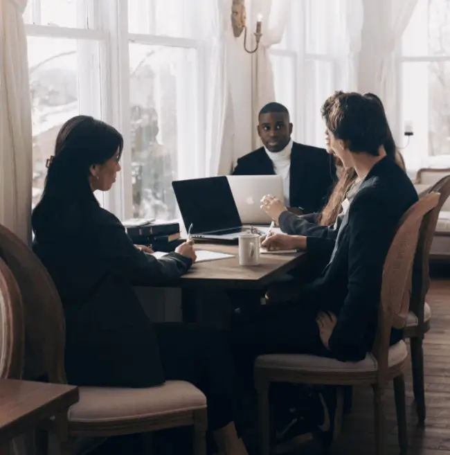 Retraite corporative au manoir — réunion d’équipe en salle privée avec services haut de gamme et cadre élégant au Québec