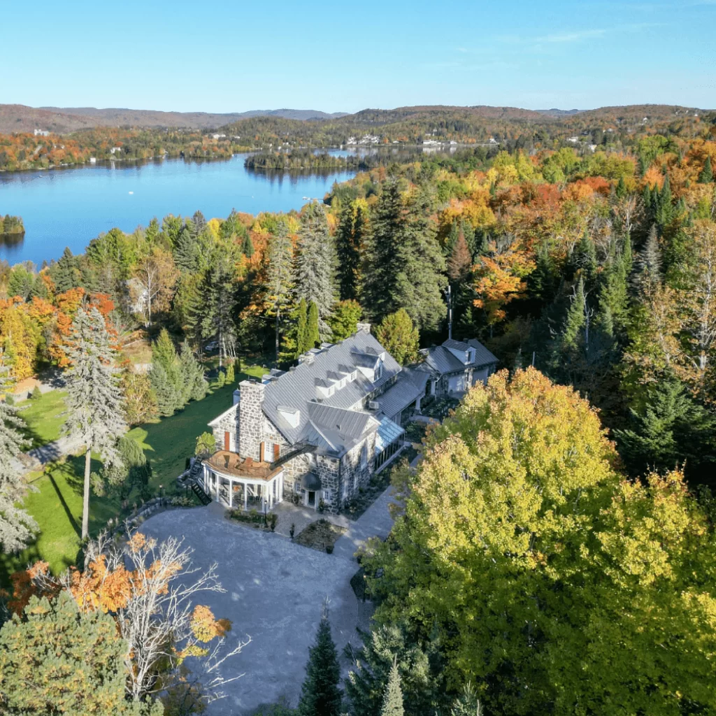 Manoir Davis - Photographie aérienne